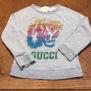 Authentic Gucci Kids Multicolor Graphic Sweatshirt
